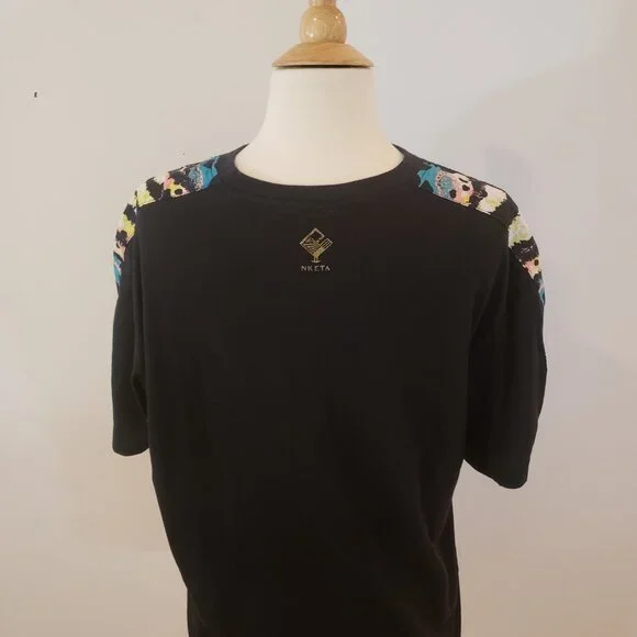 Nketa Men's Print Sleeve Shirt - Picture 7 of 9